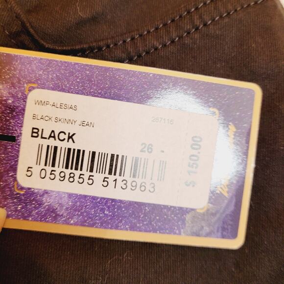 New Ted Baker The Classic skinny jeans Size 26 Black Minimal Staple Capsule - Picture 8 of 12